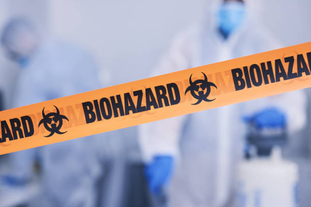 Professional Biohazard Cleanup technician working in Alpena, AR